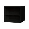 Longlife CN-2BLK Open Shelf Cabinet