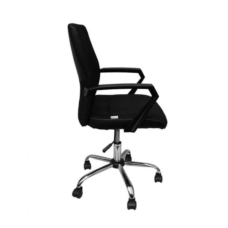 Ergodynamic EMC122BLK Mid back Office Chair Cost U Less Total Furniture & Interior Solutions