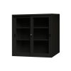 Longlife TG-46U BLK Cabinet w/ Glass Door