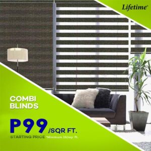LIFETIME Combi Blinds P99/SQR FT and Up