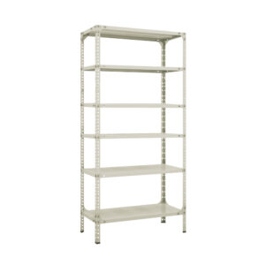Longlife SR6-361872OW 6 Layer/5 Tier Boltless Adjustable Rack with Slotted Posts & Metal Shelving