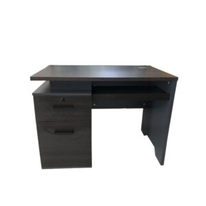 Ergodynamic ED10060WLT MFC Office Desk with 2 Side Drawer Pedestal