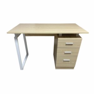 ERGODYNAMIC OD11554MPL 3 DRAWER OFFICE DESK LAMINATED TOP