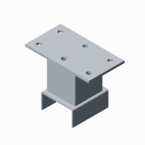 Ergodynamic BSS Arc Table Beam Support Small, Powder coated gray